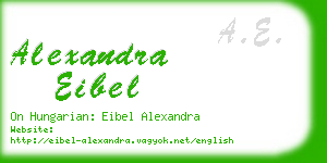 alexandra eibel business card